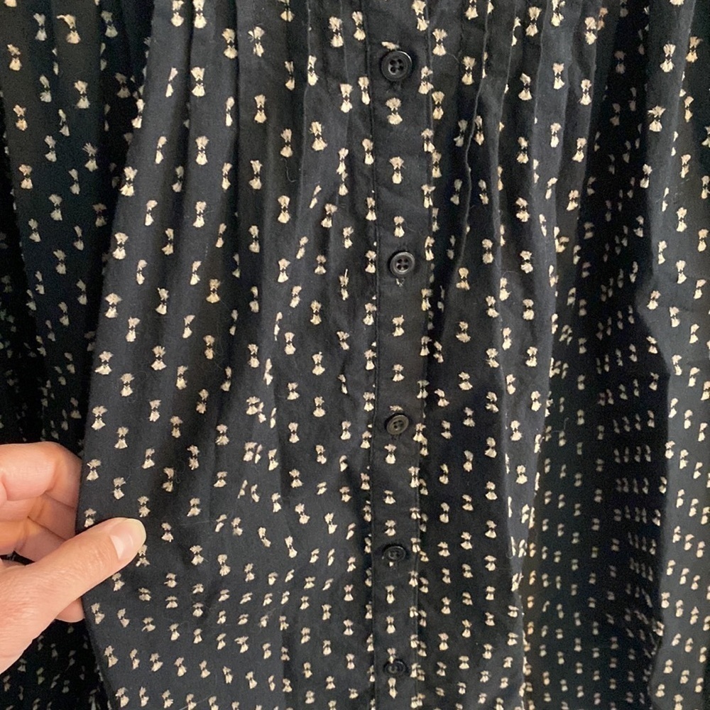 Sundance Phillipa Black Textured High Neck Top - Picture 7 of 12
